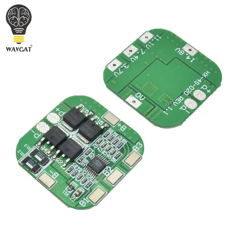 4S 14.8V / 16.8V 20A peak li-ion BMS PCM battery protection board bms pcm for lithium LicoO2 Limn2O4 18650 li battery