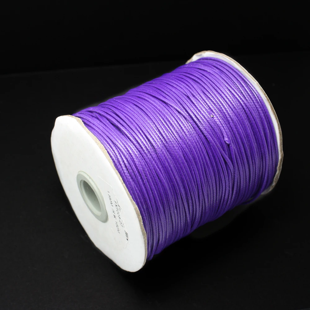 Free shpping 10 meters 1.5MM Waxed Thread Cotton Cord String Strap Wholesale Necklace Rope Bead Fit  Bracelet PS-FXT008