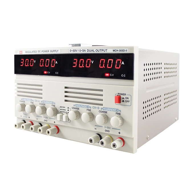 

MCH-303D-II (30V 3A) DC power supply can be connected in series parallel dual adjustable power supply Laboratory power supply