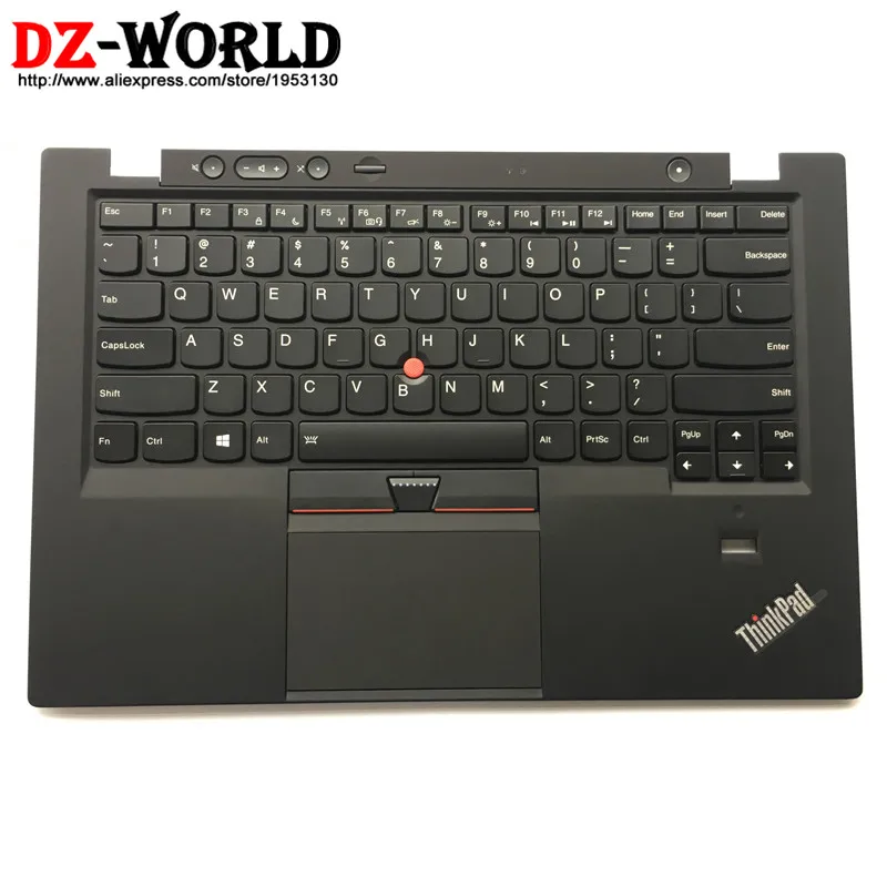 

New/Orig US English Backlit Keyboard for Lenovo Thinkpad X1 Carbon 1st 34XX w/ Palmrest Bezel Touchpad 00HT000 04Y0786 0C02177