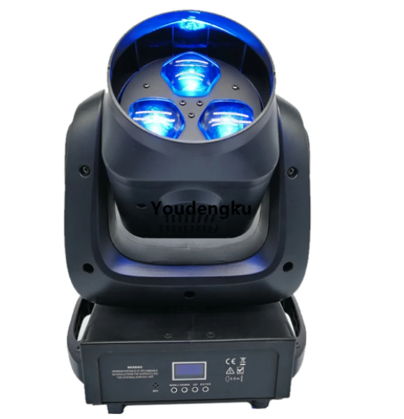 

6 pieces 3*40w mini bee eye rgbw 4in1 moving head beam light zoom 40w led moving head beam light