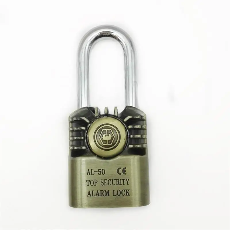 Free Shipping Waterproof Intelligent Alarm PadLock Anti-theft Pry Proof for Warehouse  Shop Motorcycle Lock and Outside Door