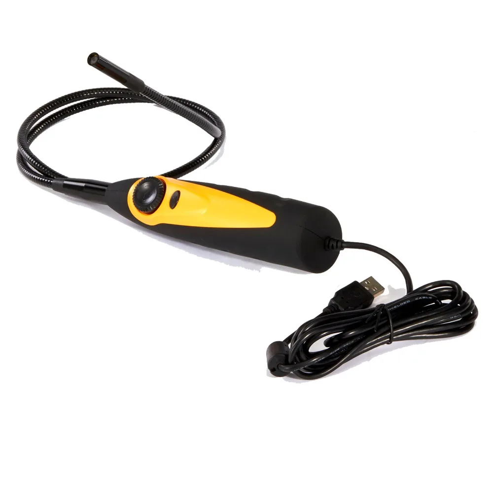 98AS Handheld Usb Inspectie Camera Endoscoop Camera Wit Licht Led Snake Tube Inspectie Borescope Voor Auto