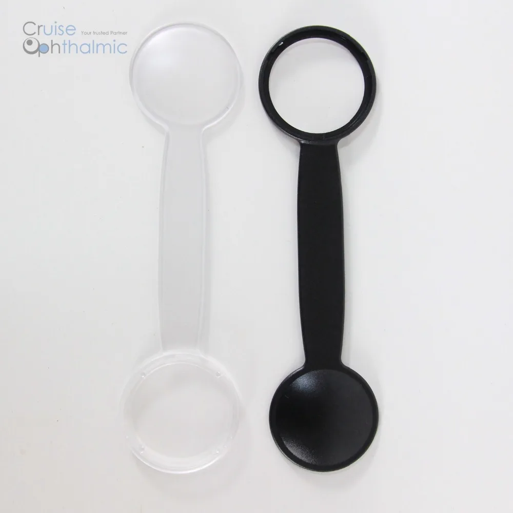 Multi Function Comb Translucent or Black Occluder Handle  | Empty Handle|  Low Vision Practice or Test