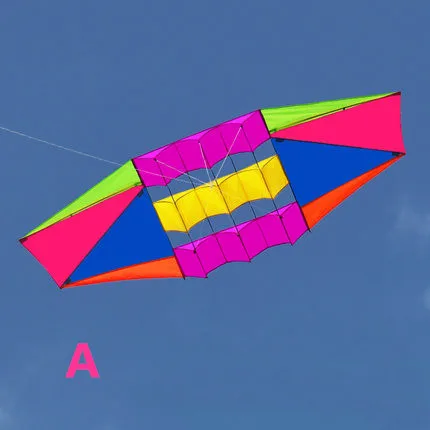 New High-quality 3D Satellite Kite With Handle And Line  Good Flying Factory Outlet