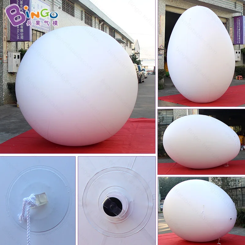 Giant 3.5m Height Airtight Egg Replica For Event Decoration Easter 11.4ft Party Pvc Air Sealed Egg Inflatable Toy