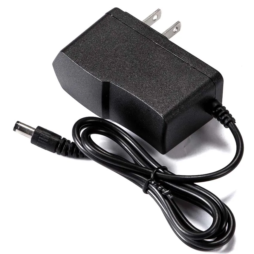 Americano 5v6v7v7.5v9v12v 0.6a 1a 1.5a 2a eua ac adaptador de interruptor de alimentação monitor led tira dc adaptador de alimentação carregador 5.5*2.1mm 2.5mm