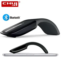 Wireless Bluetooth Mouse Arc Touch Folding Mouse 1200DPI Optical Ergonomic Mice Portable Gamer Office Mause For Macbook Laptop