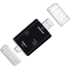 Multi Em 1 SD Card Reader USB 3.0 Leitor de Cartão de Memória do Tipo C Para Xiaomi Android PC Desktop OTG Tipo -c Para Micro USB OTG