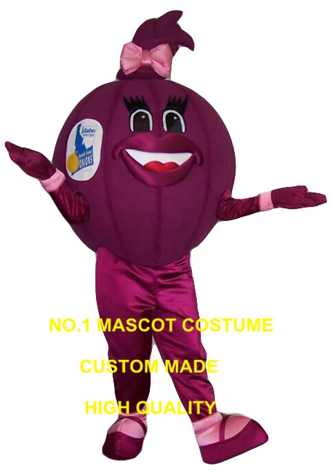 

Purple onion mascot costume wholesale high quality cartoon onion vegetable anime cosplay costumes carnival fancy dress kits 2914