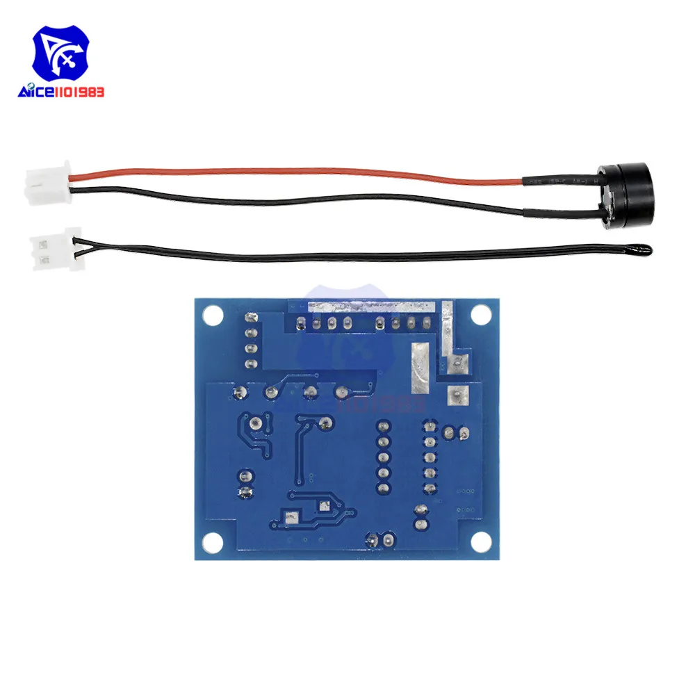 NTC 3950 Thermistor PWM Temperature Probe Speed Controller Board Control Module Buzzer DC 12V CPU Fan High-Temp Alarm Heat Sink