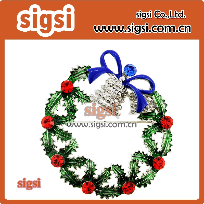 

Fashion popular style flower shape rhinestone brooch for wedding decoration