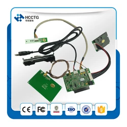 EMV L1 USB RS232 3 in 1 Magnetic Card IC Chip Contact Card 13.56MHZ NFC Smart Card Reader Module Max 4 SAM Slots HCC-T10-DC3