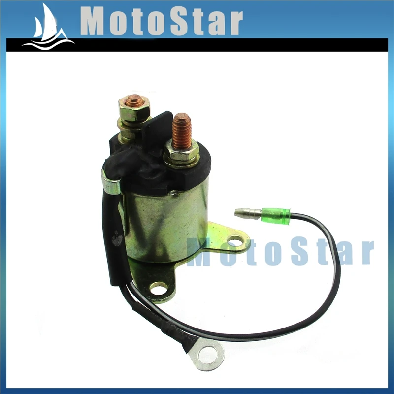 Solenoid Starter Relay For TrailMaster TBM50A GK50 GK163 MINI GK-1 GK-2 Go Kart 4 Wheeler 5.5HP 6.5HP 163cc 196cc