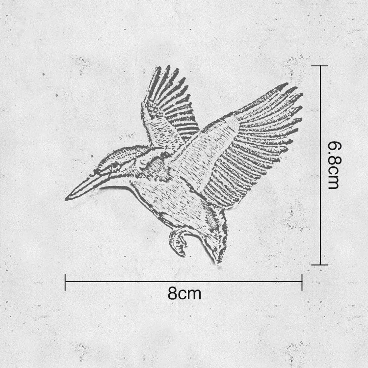 Patch Bird Embroidery Iron on Patches for Clothing Animal Applique DIY Hat Coat Dress Pants Accessories Cloth Sticker