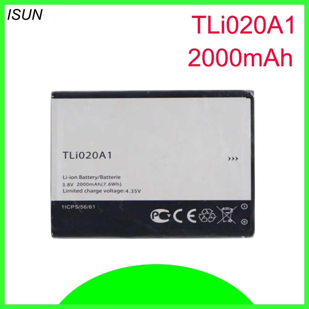 

ISUNOO 2000mAh аккумулятор для Alcatel One Touch Pop 3 (5) 4G 5 Dual Sim OT 5065D 5065A 5065X 5065W 5065J 5065T аккумулятор