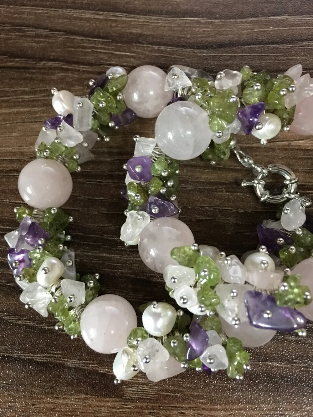Chunky Big FreshWater Pearl Natural stone for women Bracelet Handmade Statement bohemian Pearl Jewelry offer Drop shipping