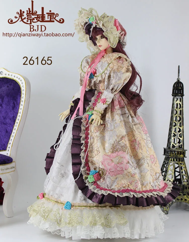1/4 1/3 scale BJD clothing accessories dress+hat suit for BJD/SD doll,Not included doll,shoes,wig,and other accessories 18D1580