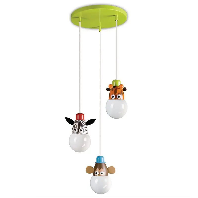 

Cartoon Animal Kid's Room Pendant Lamp Creative Baby Room Pendant Light Child Bedroom Hallway Pendant Lights