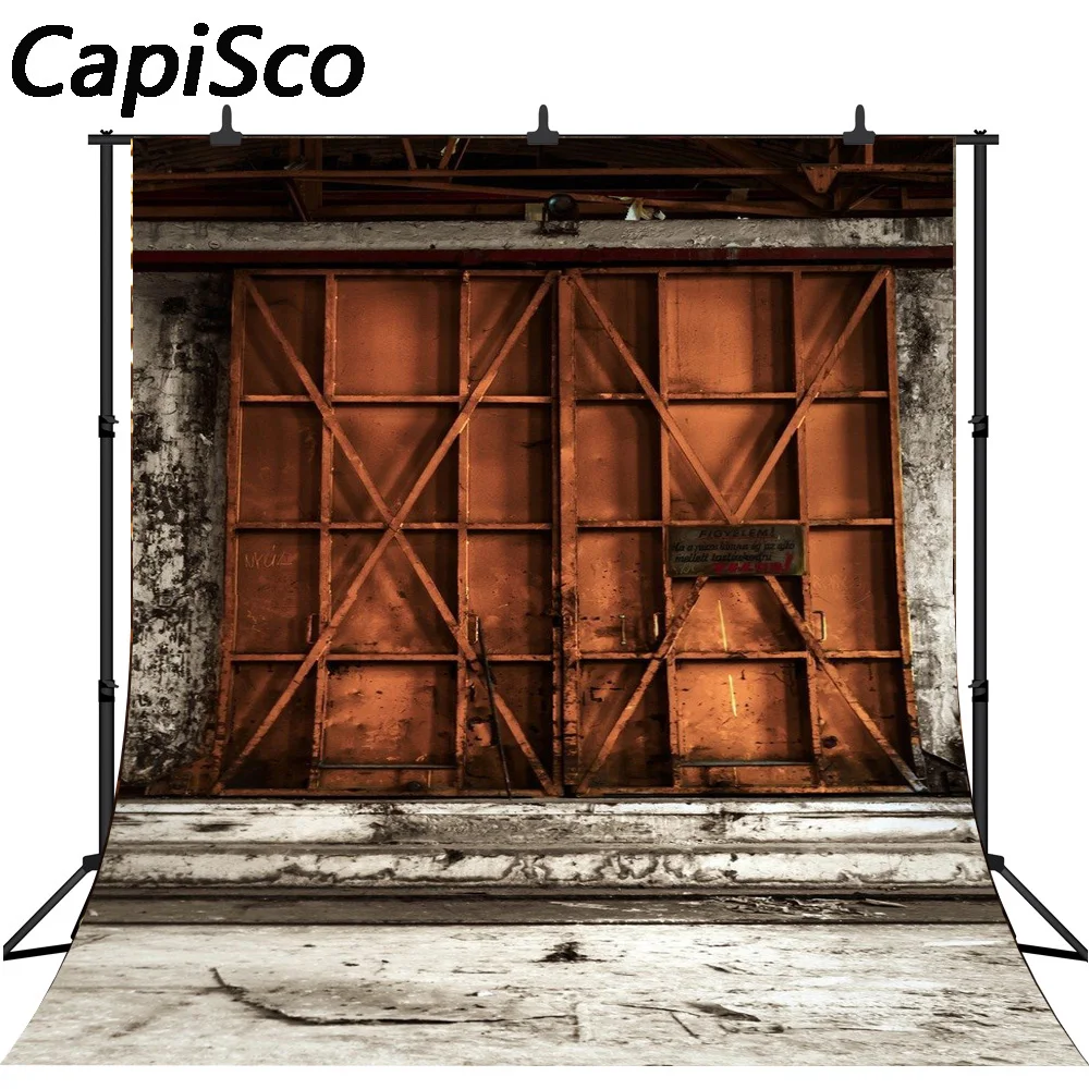 كابيسكو القديمة المتعثرة باب الحظيرة خلفية لحديثي الولادة صور التصوير خلفية الفن النسيج استوديو خلفية الصورة