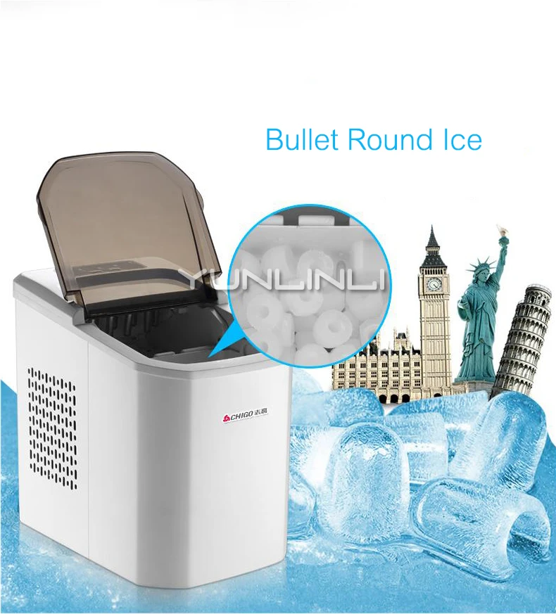 Commercial Ice Maker Mini Refrigerator Fast Ice Cube Making Machine Coffee Store Household Ice Maker