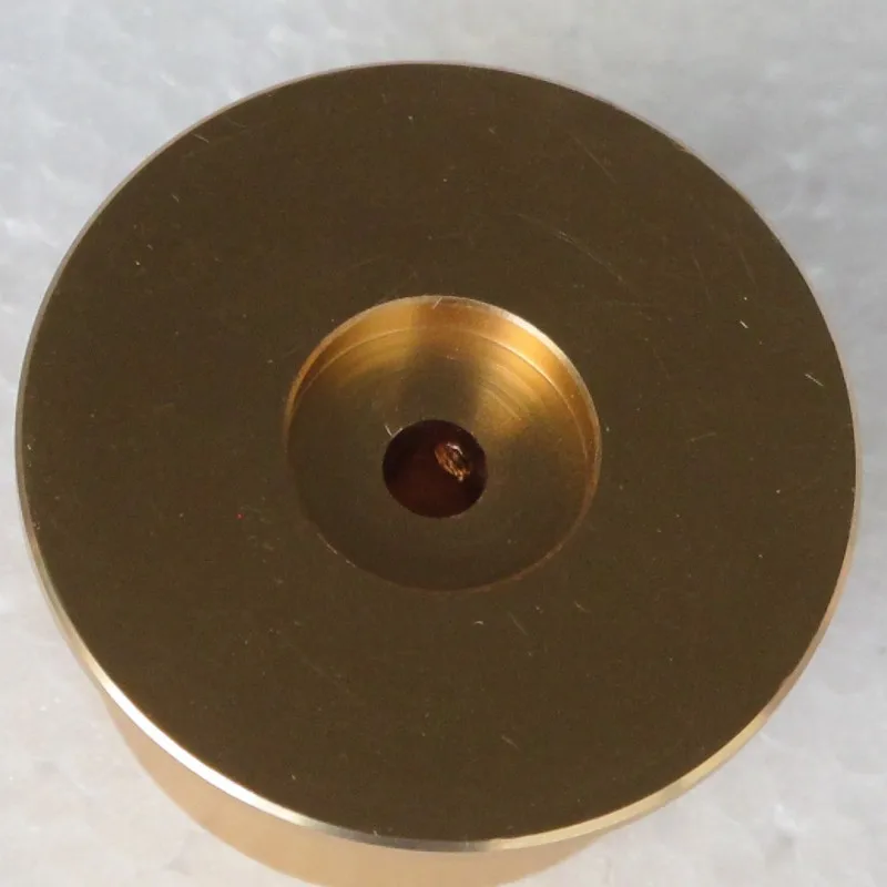 Diameter50mm height27mm cappello di Paglia golden alluminio manopola/Volume manopole/HiFi audio ricambi/Accessori