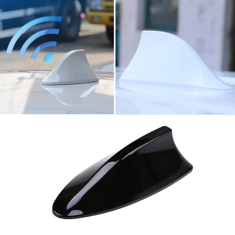 1x Car Truck Van Roof Shark Fin Antenna For Kia Rio K2 K3 Ceed Sportage 3 sorento cerato armrest picanto soul optima