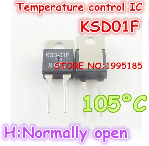 10pcs/lot KSD01F H105 105 degree 105 C Temperature control IC TO220