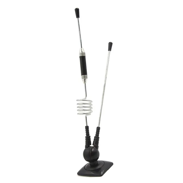 X AUTOHAUX Uniwersalna samochodowa antena dachowa 21,7 cm Regulowana zewnętrzna antena dekoracyjna Stop aluminium Plastik do pojazdu samochodowego