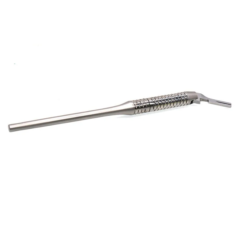 Dental Scalpel Handle Adjustable Surgical Operation Knife Handle Stainless steel Length 15cm 180 degree Rotation Oral implant