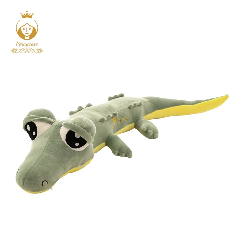 

1PCS New Crocodile Plush Stuffed Toy Cute Soft Big Eyes Crocodile Peluche Doll Kids Toys Accompanying Sleeping Doll Home Decor