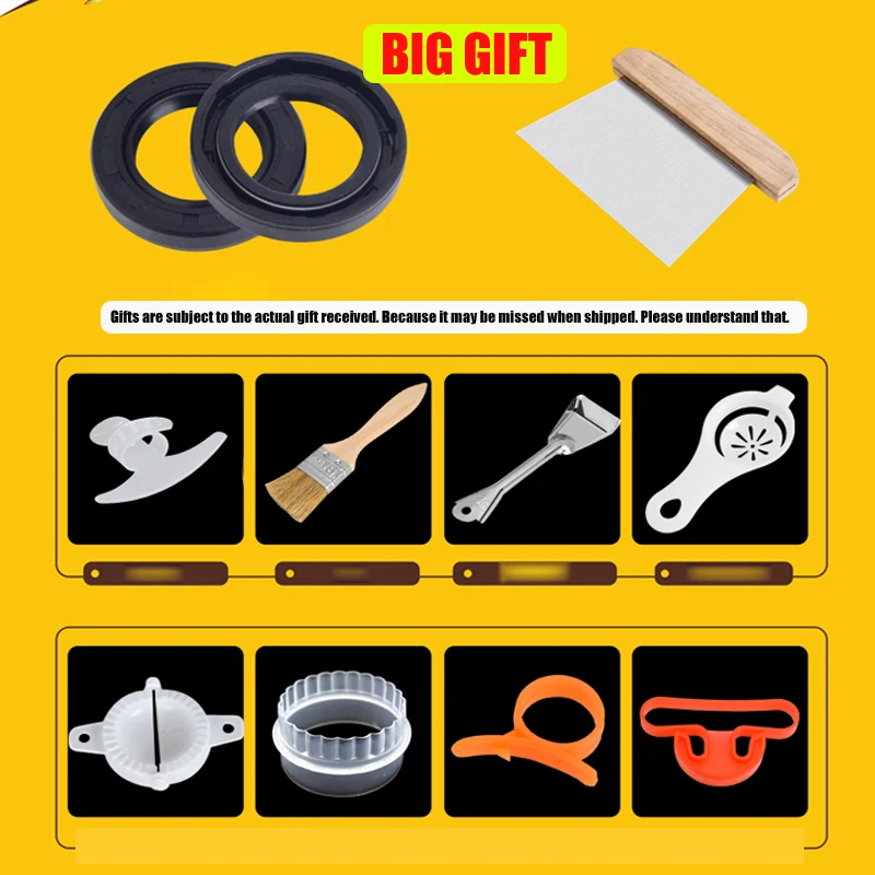 خلاط العجين التجاري 5 كجم خلاط الدقيق اثارة خلاط آلة المعكرونة العجين العجن آلة خلط سعة 5 كجم 2200 واط 1 قطعة