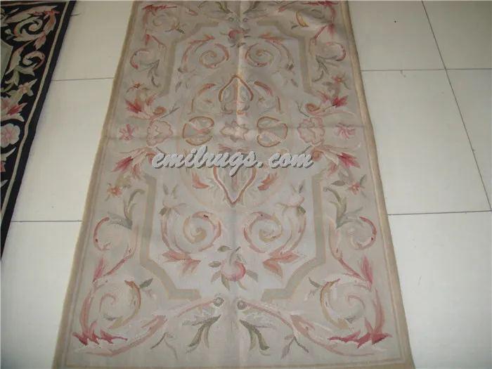 Handwoven Bedroom Carpet Carpets Square Rug Aubusson Carpet Wool Knitting Carpets