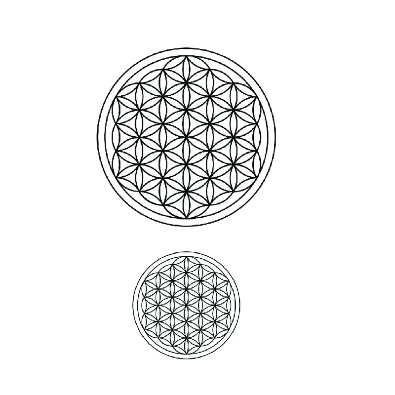 Flower Of Life Waterproof Temporary Tattoo Sticker  Fake Tattoo Tatuagem Tatoo Sleeves Henna Tattoo Sticker