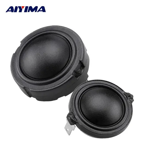 AIYIMA, 2 uds., altavoces de Audio de 1,5 pulgadas, 4Ohm, 80W, membrana de fibra de 25 núcleos, altavoz magnético de rubidio, entusiastas de HiFi, cabeza de Tweeter agudo