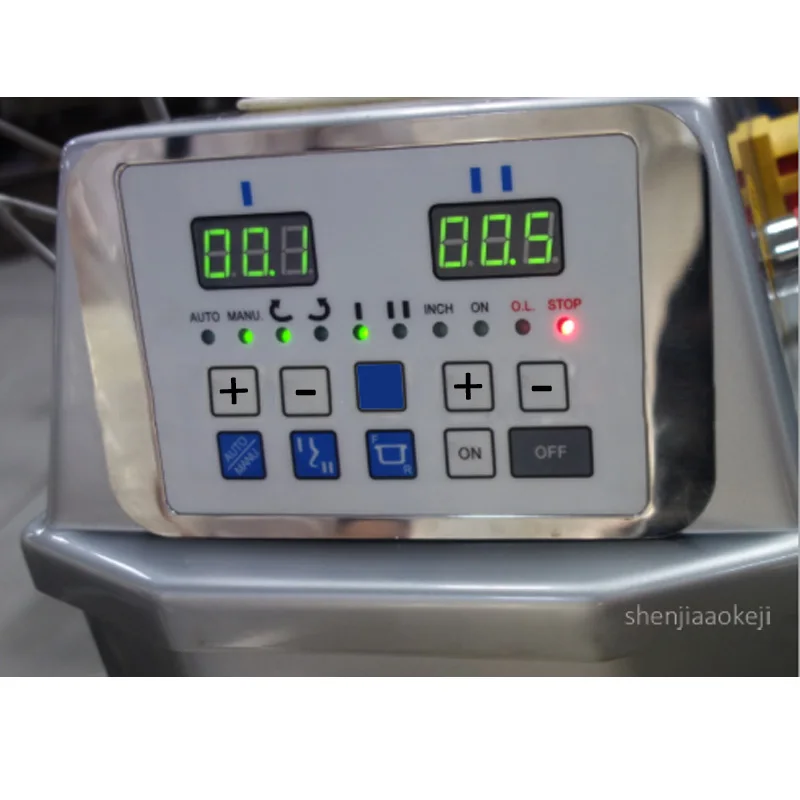 Misturador de massa elétrico comercial de aço inoxidável, máquina de misturar massa de farinha, rotação dupla velocidade, 380v