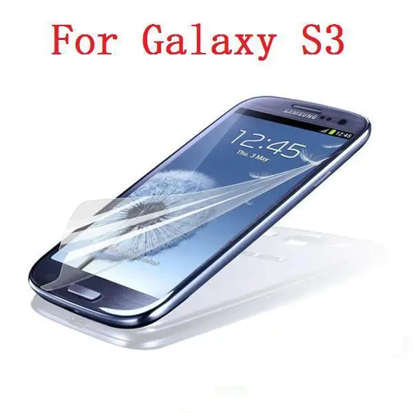 High Clear LCD Screen Film Protector For Samsung Galaxy S3 i9300 + Cleaning Cloth