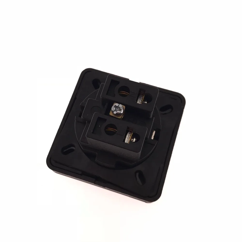 Germany Waterproof Industrial Socket AC Power Socket AU Concealed Plug Electrical Waterproof Cover Power Connector Safety Socket