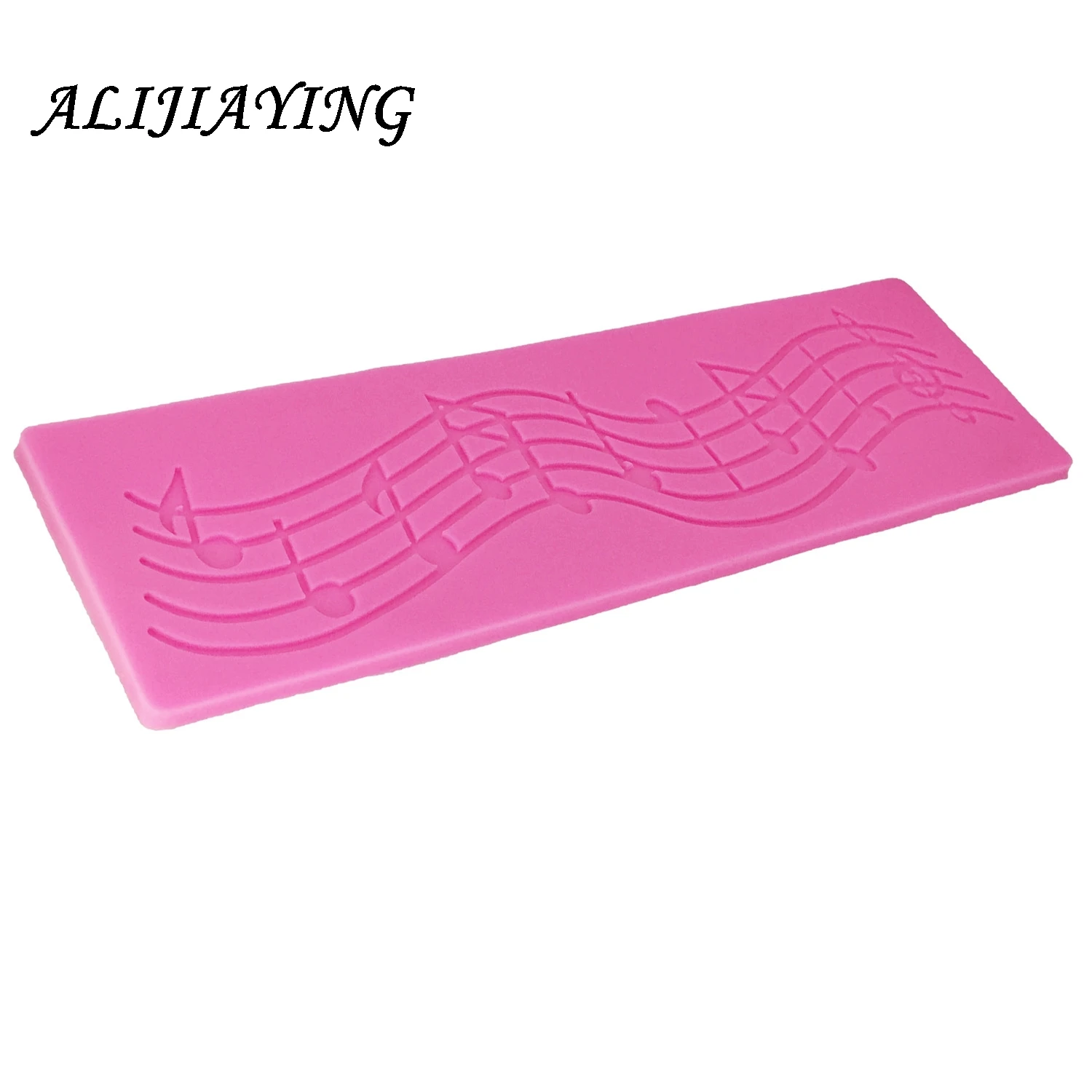 1Pcs Musical Note Silicone Fondant Cake Molds lace mat Chocolate Decorating Tools DIY Kitchen Baking Accessories supplies D0466