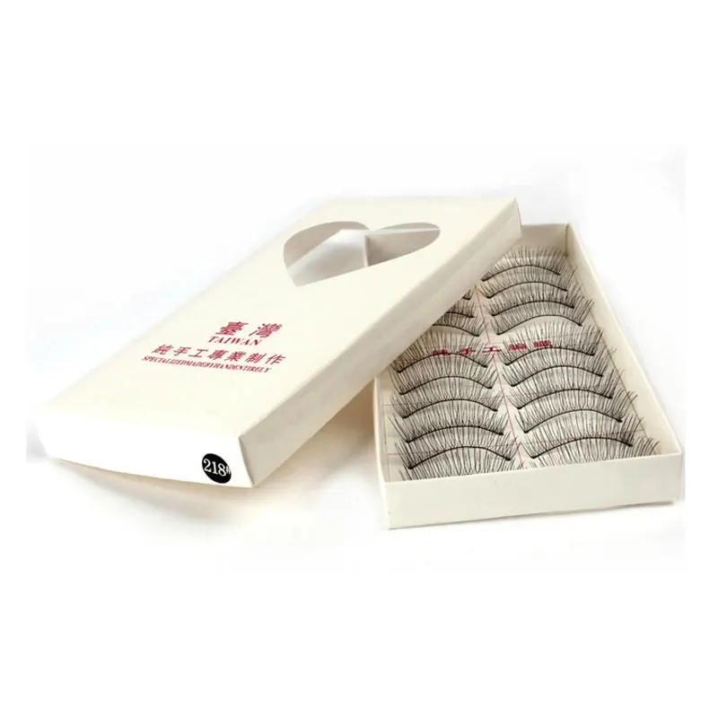 218# 10 Pairs NEW Handmade Natural Fashion Long Full Strip Eyelashes Fake Eyelashes Eye Lashes Free Shipping