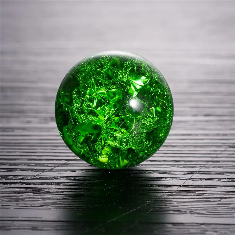 50MM 60MM Crystal Feng Shui Ball Lucky Glass Bonsai Ice Cracking Ball Decoration Home Ornaments Vintage Decor Wholesale