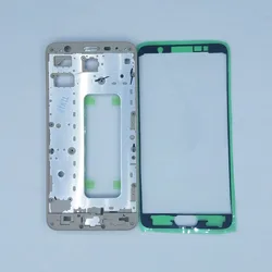 For Samsung Galaxy J5 Prime G570 G570F G570Y G570G New Phone LCD Plate Housing Front Bezel Middle Frame + Adhesive