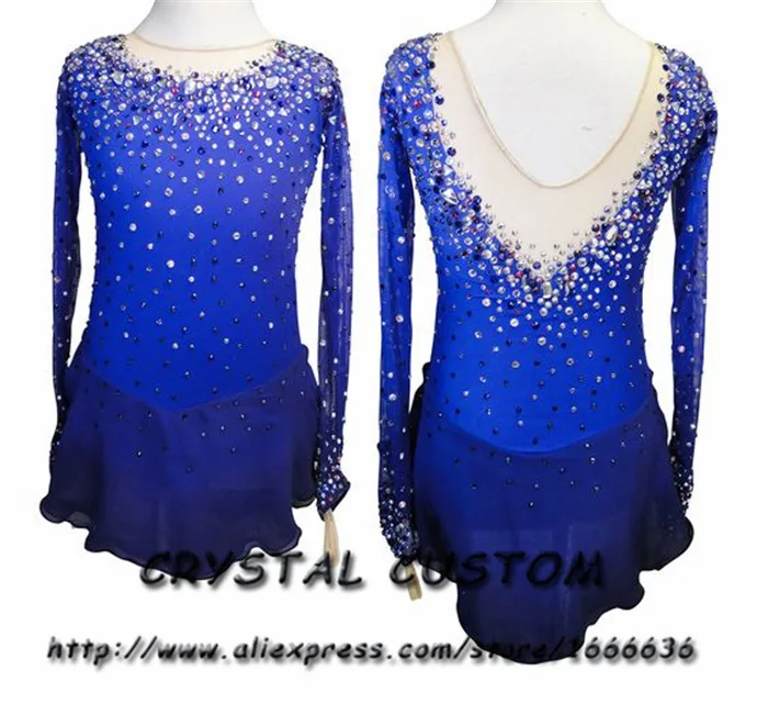 

Custom-Made Figure Skating Dress Adult New Brand Figure Skating Dresses For Competition DR4742