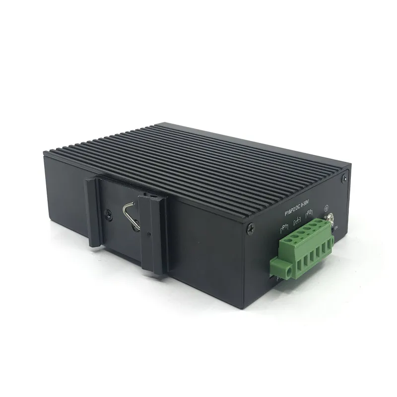 5V-58V 8 منافذ 10/100M DIN-Rail مفاتيح إيثرنت صناعية غير مُدارة