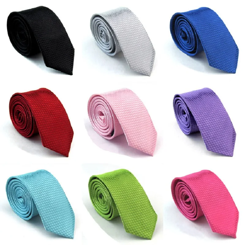 HOOYI 2019 Mode Slim Ties voor Mannen Roze Mariage Hals Tie party gift