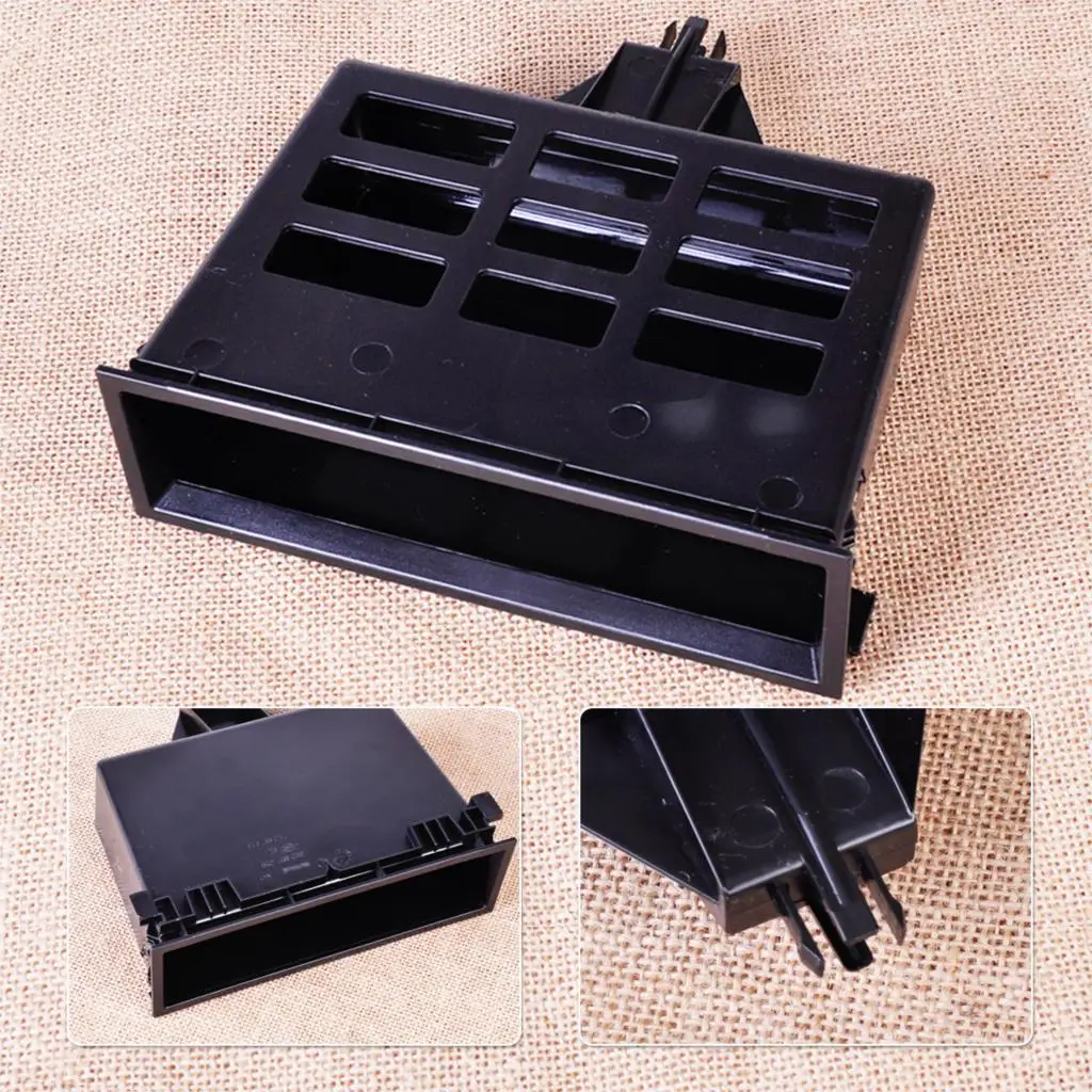 

DWCX Dashboard Center Storage Tray Cubby Box 3B0857058 1J0857058A for VW Jetta Golf MK4 Bora Passat B5 Sharan Transporter