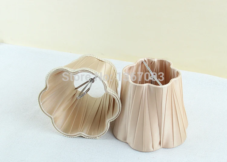 Fashion Light Lamps with Fabric Pendant Light Shade , Chandelier Mini Lamp Shade, Clip On