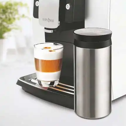 Accesorios para cafetera automática KALERM, latas de leche de 600ml, aislamiento al vacío de acero inoxidable de doble capa