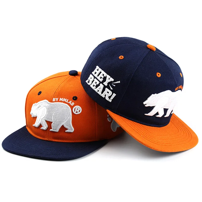 

New Unisex Best Top Quality Bear Baseball Cap Snapback Casual Gay Caps Fashion Bear Paw Hip-Hop Hat Circumference: 57-62 cm