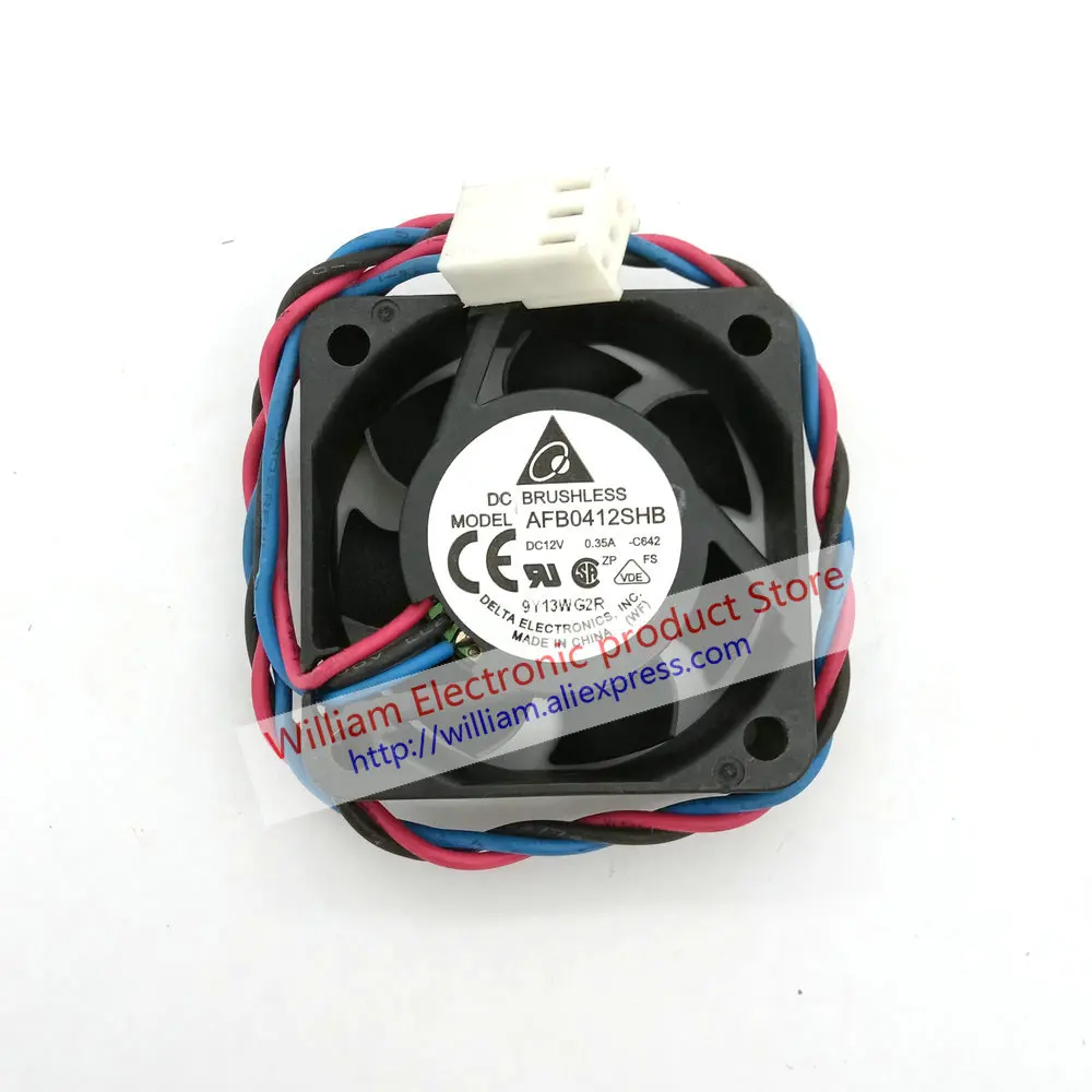 

AFB0412SHB C642 Original Delta DC12V 0.35A 40*40*15MM 4cm 3Lines Computer Cooling fan